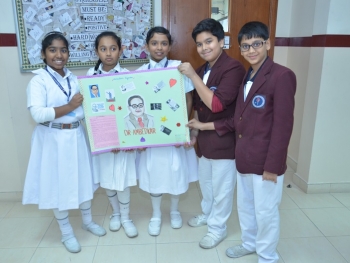 Primaryii » Project » Students Celebrating Dr.  Ambedkar Jayanti